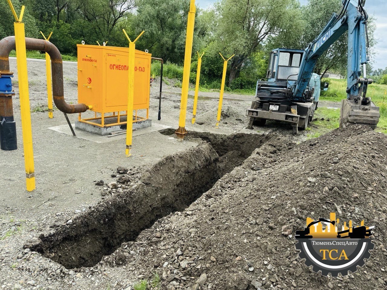 Алтайский край. село Алтайское. монтаж ГРПШ